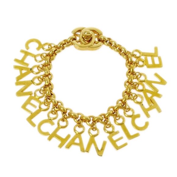 Chanel Turnlock Gold Chain Bracelet 96P 120916 - Picture 1 of 5